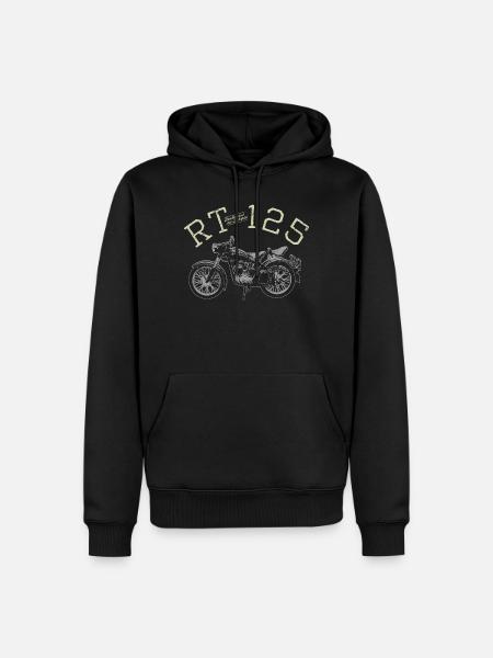 RT 125 - Männer Premium Bio Hoodie - Schwarz