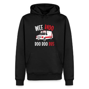 Sanitäter Wee Woo Bus Rettungsdienst - Männer Premium Bio Hoodie - Schwarz - Vorne - Nico (187cm)