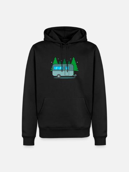Camper - Männer Premium Bio Hoodie - Schwarz