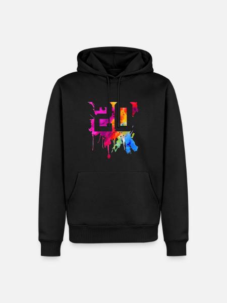 20 ANS 20 ANNIVERSAIRE - Sweat à capuche Premium bio Homme - noir