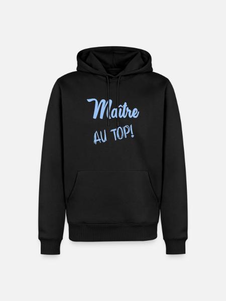 MASTER. MASTER - Men’s Premium Organic Hoodie - black