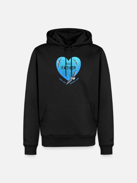 best father - Männer Premium Bio Hoodie - Schwarz