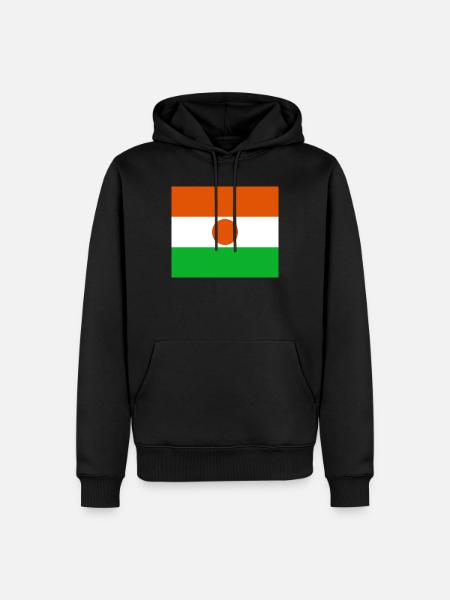 Niger - Männer Premium Bio Hoodie - Schwarz