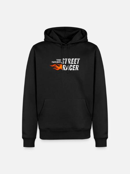 Dein Lieblings-Street-Racer - Männer Premium Bio Hoodie - Schwarz