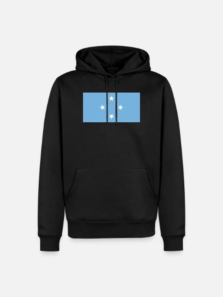 Mikronesien - Männer Premium Bio Hoodie - Schwarz