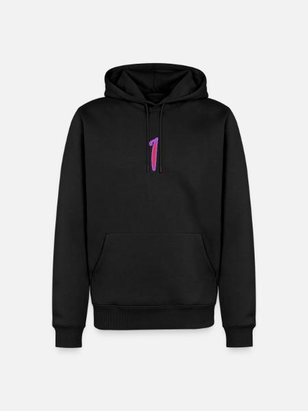 1 - Men’s Premium Organic Hoodie - black
