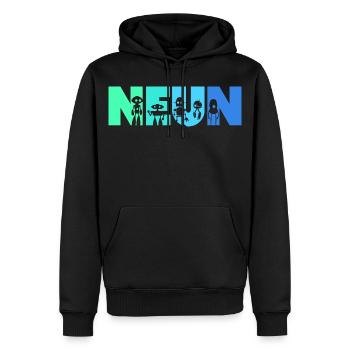 9. Geburtstag Robotik Technik 9 Jahre Roboter - Männer Premium Bio Hoodie - Schwarz - Vorne - Nico (187cm)