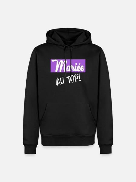 Bachelorette party. WEDDING - Men’s Premium Organic Hoodie - black