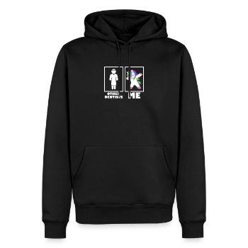 Andere Zahnärzte Ich Zahnärztin - Männer Premium Bio Hoodie - Schwarz - Vorne - Nico (187cm)