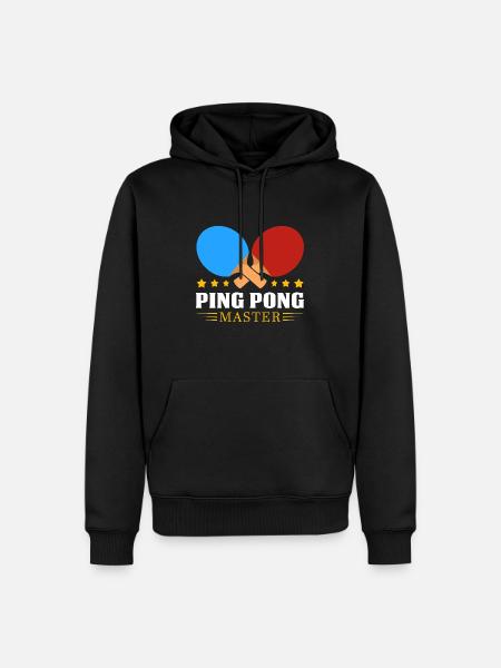 Ping-pong - Sweat à capuche Premium bio Homme - noir
