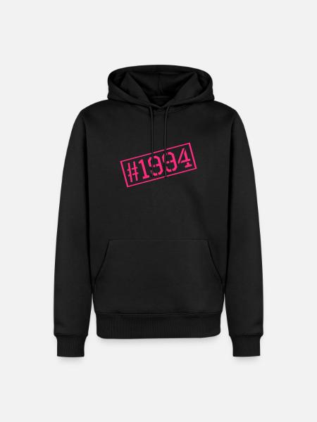 1994 - Männer Premium Bio Hoodie - Schwarz