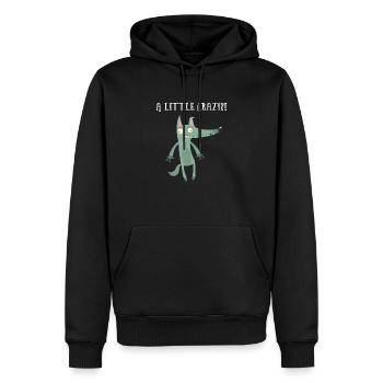 Work job sayings workhorse office humor wolves - Men’s Premium Organic Hoodie - black - Front - Nico (187cm)