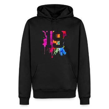 19 YEARS 19TH BIRTHDAY - Men’s Premium Organic Hoodie - black - Front - Nico (187cm)