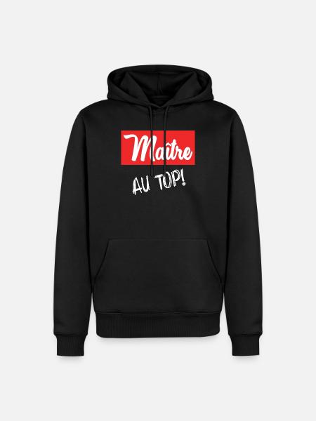 MEISTER - Männer Premium Bio Hoodie - Schwarz