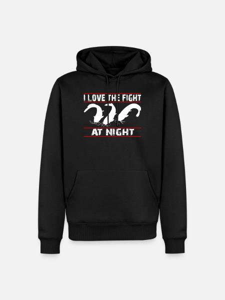 Ich fische Wels - Welsangler - Männer Premium Bio Hoodie - Schwarz