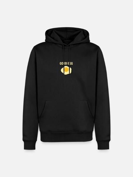Good Egg - Männer Premium Bio Hoodie - Schwarz