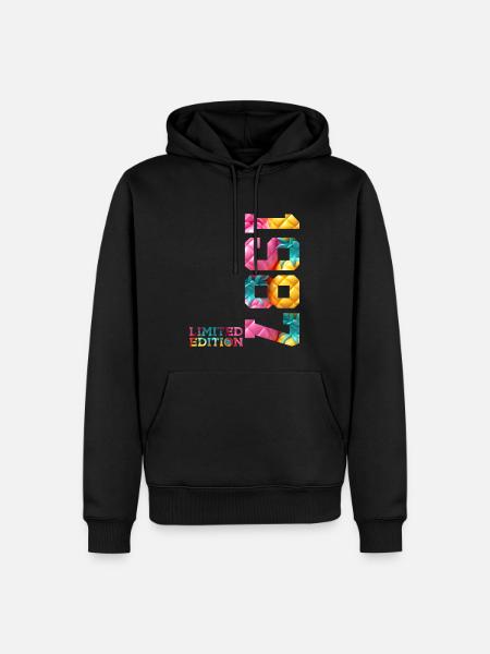 39TH BIRTHDAY LIMITED EDITION 1987 - Men’s Premium Organic Hoodie - black