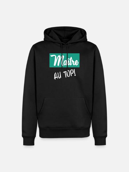 MEISTER. MEISTER - Männer Premium Bio Hoodie - Schwarz