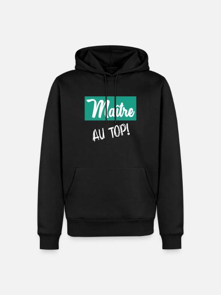 MASTER. MASTER - Men’s Premium Organic Hoodie - black