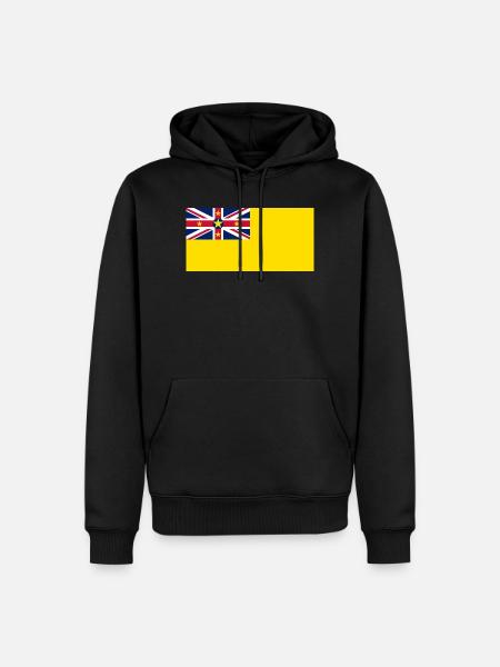 Niue - Männer Premium Bio Hoodie - Schwarz