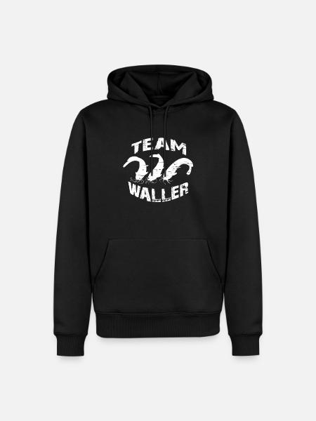 Welsangler - Sportfischer - Männer Premium Bio Hoodie - Schwarz