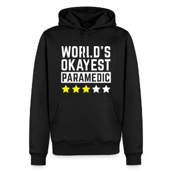 Welt Okayest Sanitäter - Männer Premium Bio Hoodie - Schwarz - Vorne - Nico (187cm)