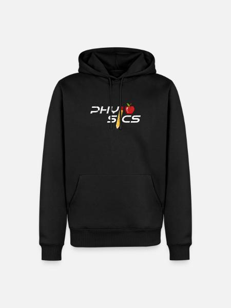 physicist - Men’s Premium Organic Hoodie - black
