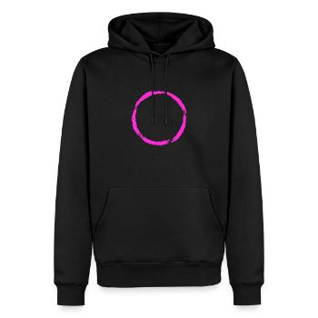 Kreis Symbol Kreisform Neue Variante - Männer Premium Bio Hoodie - Schwarz - Vorne - Nico (187cm)