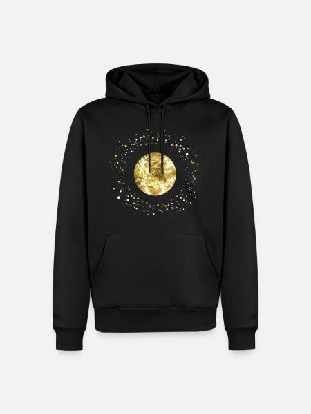 Kugel - Männer Premium Bio Hoodie - Schwarz