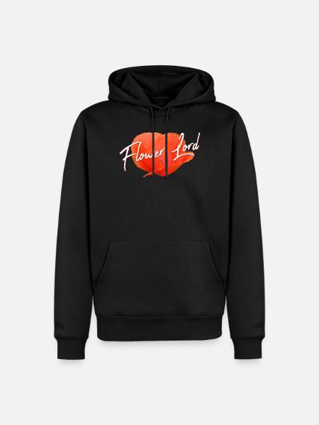 Mohn Mohnblume Klatschmohn Blumenhändler - Männer Premium Bio Hoodie - Schwarz