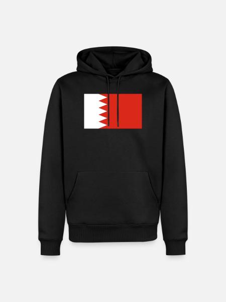 Bahrain - Männer Premium Bio Hoodie - Schwarz