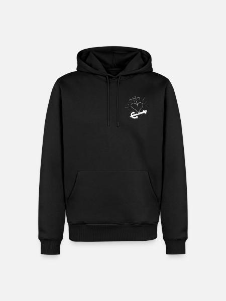 Glaube Hoffnung und Liebe - Männer Premium Bio Hoodie - Schwarz