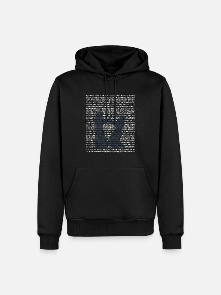 Beherzte Kendo Turnierkämpferin - Männer Premium Bio Hoodie - Schwarz