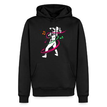 Schwungvoller Geigenklang Orchester - Männer Premium Bio Hoodie - Schwarz - Vorne - Nico (187cm)