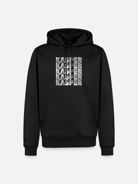 Geschenk für Kas - Männer Premium Bio Hoodie - Schwarz