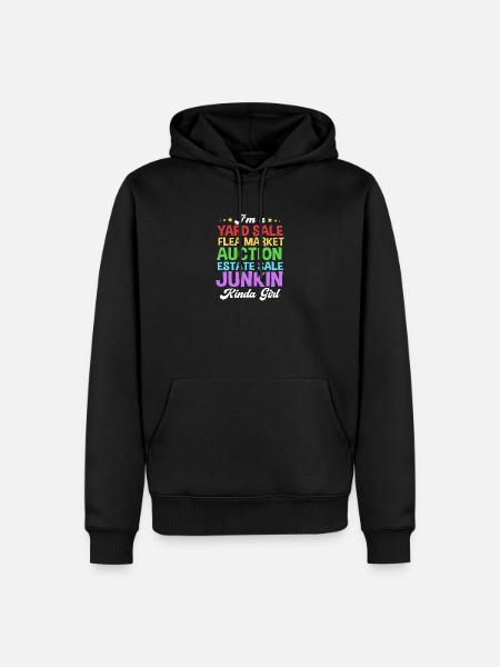 Flohmarkt Trödelmarkt - Männer Premium Bio Hoodie - Schwarz