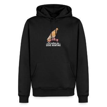 Taube Jagd Jäger Taubenjagd - Männer Premium Bio Hoodie - Schwarz - Vorne - Nico (187cm)