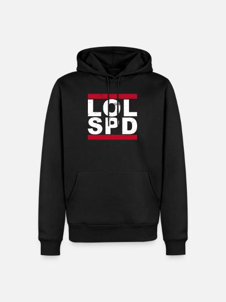 LOL SPD - Männer Premium Bio Hoodie - Schwarz