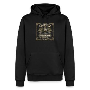 Legende seit 1966 Geburtstag Jahrgang 1966 T-Shirt - Männer Premium Bio Hoodie - Schwarz - Vorne - Nico (187cm)