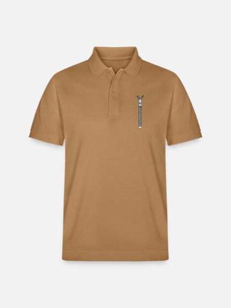 Zipper - Stanley/Stella Unisex Bio-Poloshirt PREPSTER - Karamell