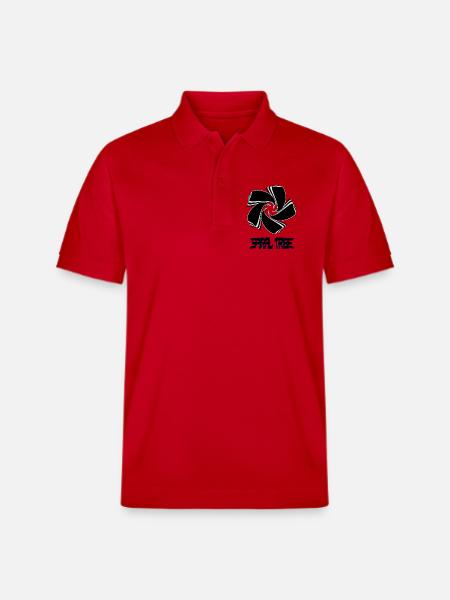 Spiral Tribe - Stanley/Stella Unisex Organic Polo Shirt PREPSTER - red