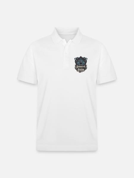 Martelé et heureux - Polo PREPSTER bio Stanley/Stella Unisexe - blanc