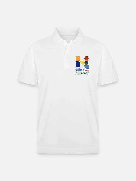 same same but different - Stanley/Stella Unisex Bio-Poloshirt PREPSTER - Weiß