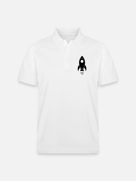 Fusée spatiale - Polo PREPSTER bio Stanley/Stella Unisexe - blanc