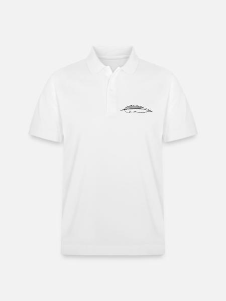 feather - Stanley/Stella Unisex Organic Polo Shirt PREPSTER - white