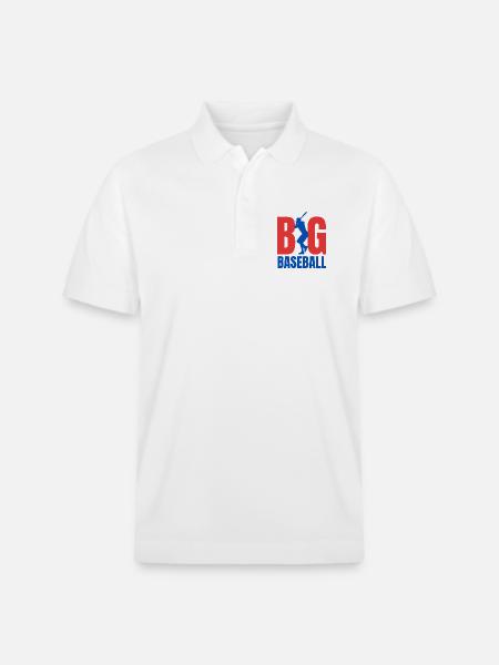 Baseball BIG - Stanley/Stella Unisex Organic Polo Shirt PREPSTER - white