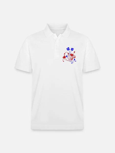 Fleur Picture Fleurs - Polo PREPSTER bio Stanley/Stella Unisexe - blanc
