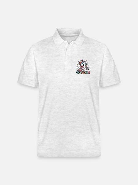 Oopsicorn - Polo PREPSTER bio Stanley/Stella Unisexe - blanc chiné