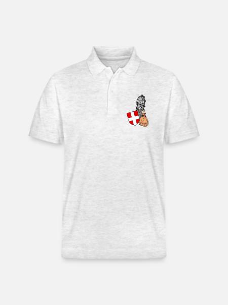 Vienna Panorama - Stanley/Stella Unisex Organic Polo Shirt PREPSTER - heather white