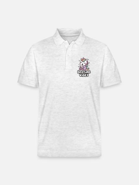 Vibrations du coucher - Polo PREPSTER bio Stanley/Stella Unisexe - blanc chiné